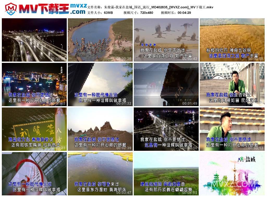 朱俊霖-我家在盐城_国语_流行_MD402835